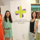 Representants d’Alpacc i del Coill, ahir a Lleida. - ALPACC LLEVADORES