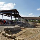 Imatge d’una visita a la vila romana del Romeral d’Albesa. - SEGRE