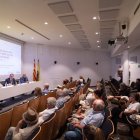 Imatge de la formació ahir a Tremp. - JUSTÍCIA