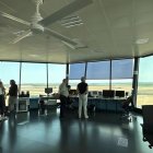 L’interior de la torre de control de l’aeroport d’Alguaire. - AJUNTAMENT DE TÀRREGA
