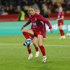 Aitana, en una imatge d’arxiu amb la selecció. - EFE / JULIO MUÑOZ