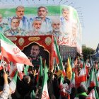 La multitud ret homenatge a la plaça Enghelab de Teheran a les víctimes en el conflicte amb Israel. - PRESIDÈNCIA DE L’IRAN