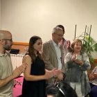 Les Stolpersteine de Seró i Rey es van col·locar ahir a l’Albagés. - MEMORIAL DEMOCRÀTIC