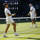 Carlos Alcaraz va patir més del que es previa davant de Fognini. - EFE