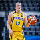 Freja Werth, durant un partit amb la seua selecció.