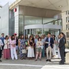Concentració de jutges i fiscals als jutjats de Lleida. - ÀLEX SAMPER