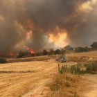Els Bombers treballen en un incendi agrícola a Torrefeta que obliga a confinar diversos municipis i ja ha cremat 1.000 hectàrees