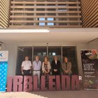 Presentació ahir del programa de l’IRBLleida i la Fundació La Caixa. - IRBLLEIDA