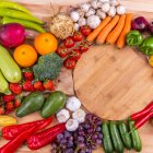 Frutas y verduras.
