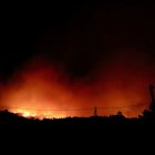 Imatge de zones afectades per l’incendi forestal a Grècia. - EFE/EPA/NIKOS CHALKIADAKIS