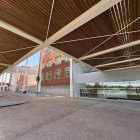 Entrada al nou edifici de consultes, a la dreta de l’entrada principal de l’hospital. - ICS LLEIDA