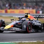El neerlandès Max Verstappen, durant la sessió de qualificació d’ahir a Silverstone. - EFE