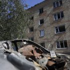 La zona de Khàrkiv, atacada ahir per drons russos. - EFE/ADMINISTRACIÓ MILITAR REGIONAL DE KÍIV