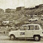 Aquesta caravana de cotxes va viatjar a Osca per protestar contra el projecte de la nuclear al Cinca. - AJUNTAMENT DE XALAMERA