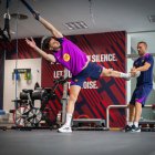 Joan Garcia ha escurçat les vacances i ahir ja es va exercitar al gimnàs de la Ciutat Esportiva. - FCB