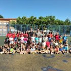 Els participants en els tallers del Casalet i el Casalot de Mollerussa aquest estiu.; Array