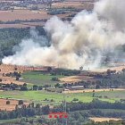 Imatge de l’incendi a Palau de Noguera, a Tremp. - BOMBERS