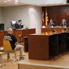 L'acusat d'agredir sexualment una menor durant el judici celebrat a l'Audiència de Lleida.