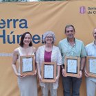 Quatre dels cinc docents guardonats a Barcelona. - UDL