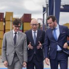 Illa i Puente en una inauguració al port de Barcelona. - EUROPA PRESS