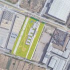 El pla que mostra com serà el crematori a la finca situada entre el carrer Almeria i l’N-240. - MAGDALENA ALTISENT