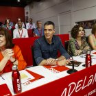 Pedro Sánchez, durant la reunió del comitè federal del PSOE