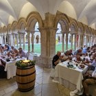 Imatge d’arxiu del sopar medieval de l’any passat. - MONESTIR DE LES AVELLANES