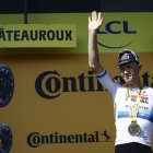 El belga Tim Merlier va celebrar ahir la seua segona victòria al Tour. - EFE