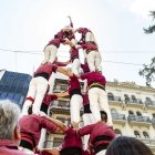 Els Castellers de Lleida van aconseguir carregar i descarregar un 5 de 7. - IEI