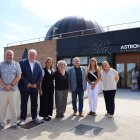 Imatge de la presentació ahir de l’homenatge a l’astrònoma Maria Assumpció Català i Poch. - AMADO FORROLLA