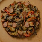 Imagen de archivo de una pizza.
