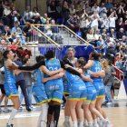 Jugadores del Cadí celebren una victòria la passada temporada. - C.S.