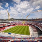 Les obres de la primera i segona graderia de l’Spotify Camp Nou no estaran acabades a temps. - FCB