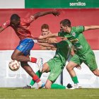 Lamine Diaby, jugador lleidatà que ha fitxat per l’Atlètic Lleida.