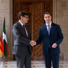 Illa i Pradales, durant un encontre institucional a començaments d’any. - EUROPA PRESS