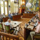 El ple de la corporació va aprovar la resolució de les al·legacions al pla zonal. - ÀLEX SAMPER