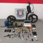 Objectes robats recuperats per la policia al Pont de Suert