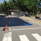 La placeta del Terrall on ja s’han pintat les places. - AJUNTAMENT DE LES BORGES