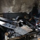 Imatge d’arxiu de l’interior d’un dels habitatges incendiats el desembre passat. - SEGRE