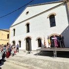 Imatge d’arxiu de la inauguració del centre social i l’àrea de serveis a la localitat de Térmens.