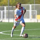 Ana Fernández Nieto, en acció quan va jugar al Rayo Vallecano la temporada 2023-24. - RAYO VALLECANO FEMENÍ