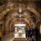 Imatge d’arxiu de les pintures murals de Sixena al MNAC. - EUROPA PRESS
