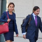 L’expresidenta d’Adif Isabel Pardo de Vera arribant a declarar a l’Audiència Nacional. - JESÚS HELLÍN / EUROPA PRESS