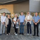 Els membres del consell d’administració del parc, ahir. - AJUNTAMENT DE LLEIDA