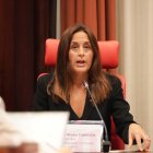 La consellera d'Educació, Esther Niubó, durant la compareixença aquest dimarts al Parlament.