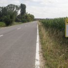 El setzè accident mortal a les carreteres de Lleida aquest any es va registrar ahir en aquesta via del Pla. - LAIA PEDRÓS