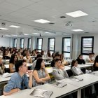 Imatge de l’inici de curs al campus d’Igualada de la UdL. - UDL