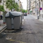 Dos dels focs van tenir lloc a l’avinguda Blondel. - ÀLEX SAMPER