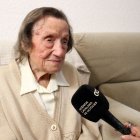 Angelina Torres, nascuda a Bellvís, té 112 anys. - ACN