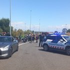 Vehicles aturats pels Mossos al control de la C-12.